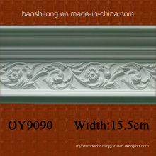 White Plain PU Moulding PU Cornice